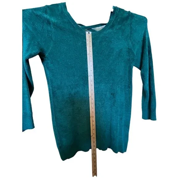 Torrid Women's Green Cage Back Tunic Size 2 Rayon/Nylon Blend - Picture 11 of 14